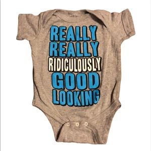 Really Really Ridiculously Good-Looking Graphic Onesie